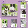 Charli Xcx Printed Design 2025 Wall Hanging Calendar LNxIb0f