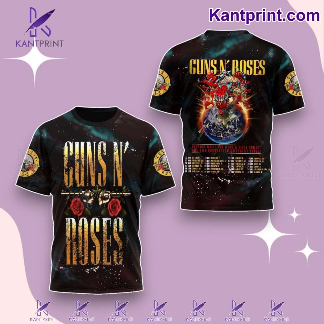 Guns N' Roses Because What You Want And What You Get Are Two Completely Different Things Tour Shirt-a jxBI29z