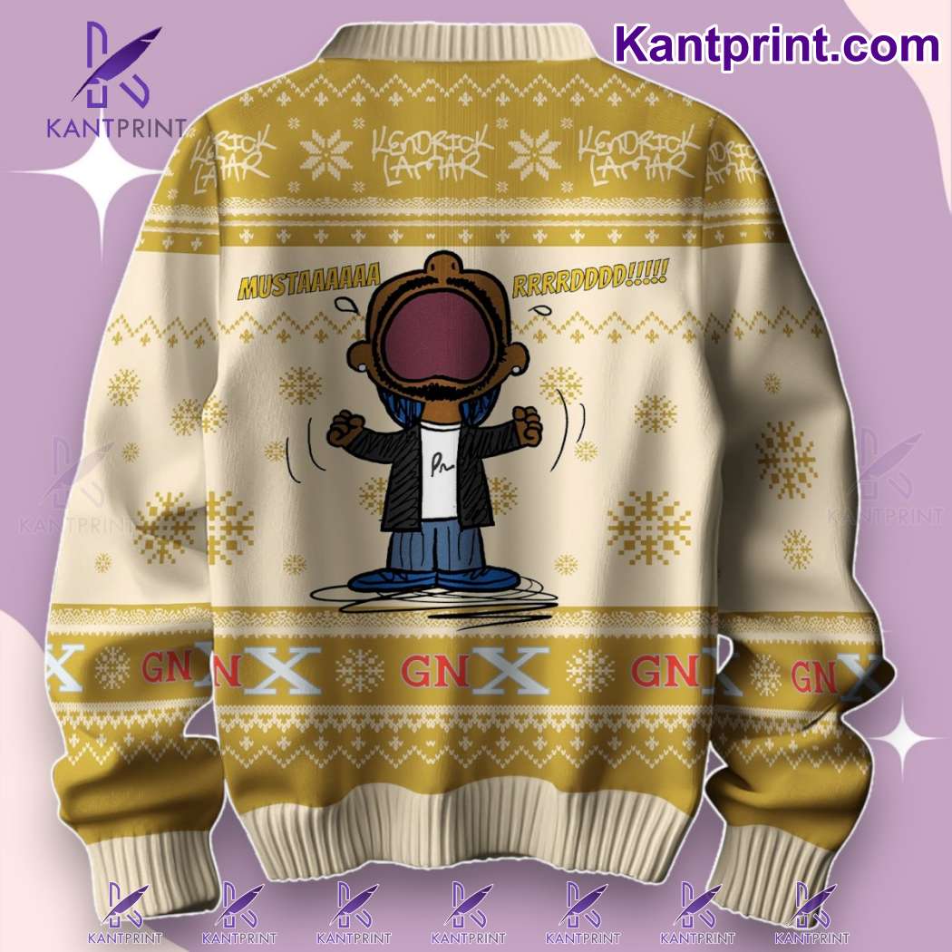 Kendrick Lamar Mustard Not Like Us Ugly Christmas Sweater-b ABe6dzY