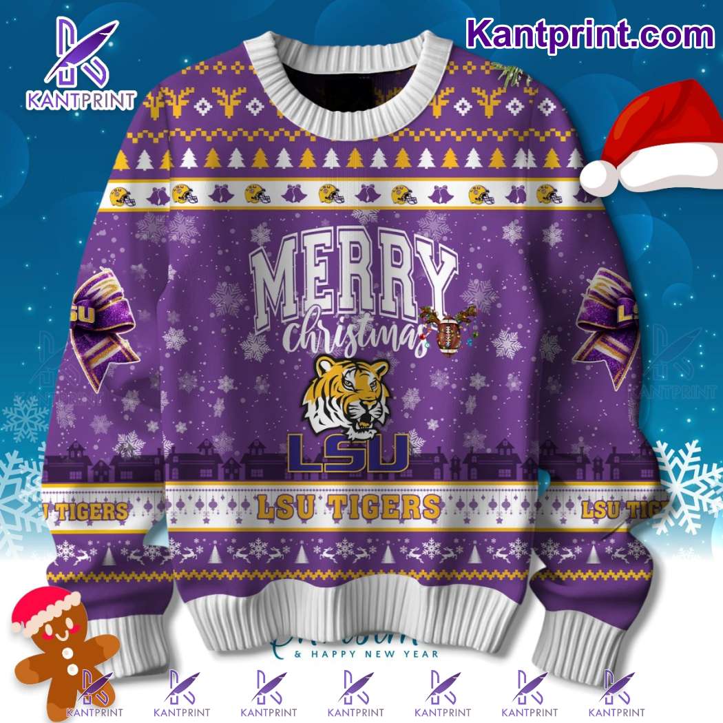 Lsu Tigers You Have 2 Choices Root For The Geaux Tigers Or Be Quiet Ugly Christmas Sweater-a wVA0g5Y