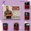 Luke Bryan Printed Design 2025 Wall Hanging Calendar xsiDm6L