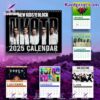 New Kids On The Block NKOTB Printed Design 2025 Wall Hanging Calendar nhxfMkW
