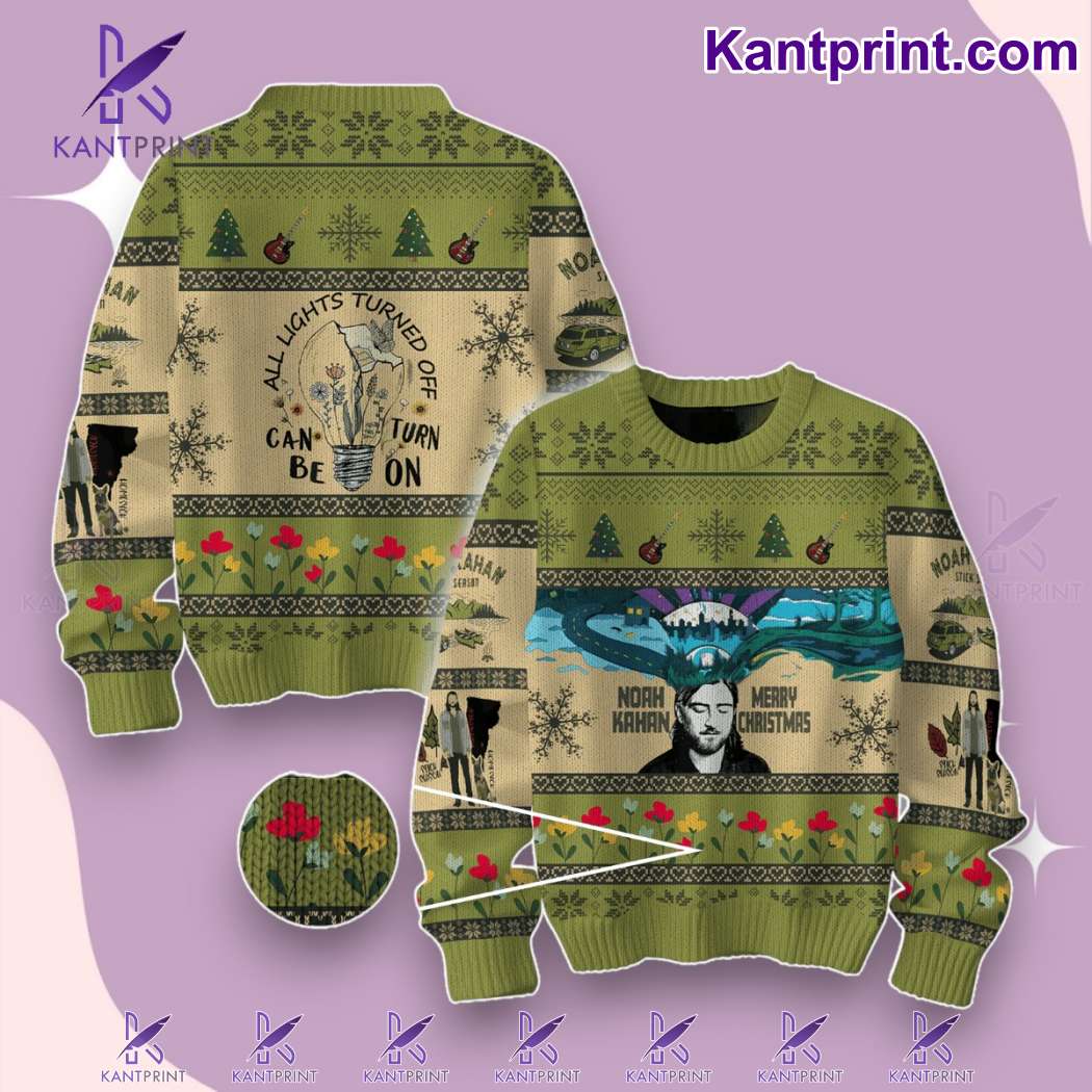 Noah Kahan Merry Christmas All Lights Turned Off Can Be Turn On Sweater WstdUXz