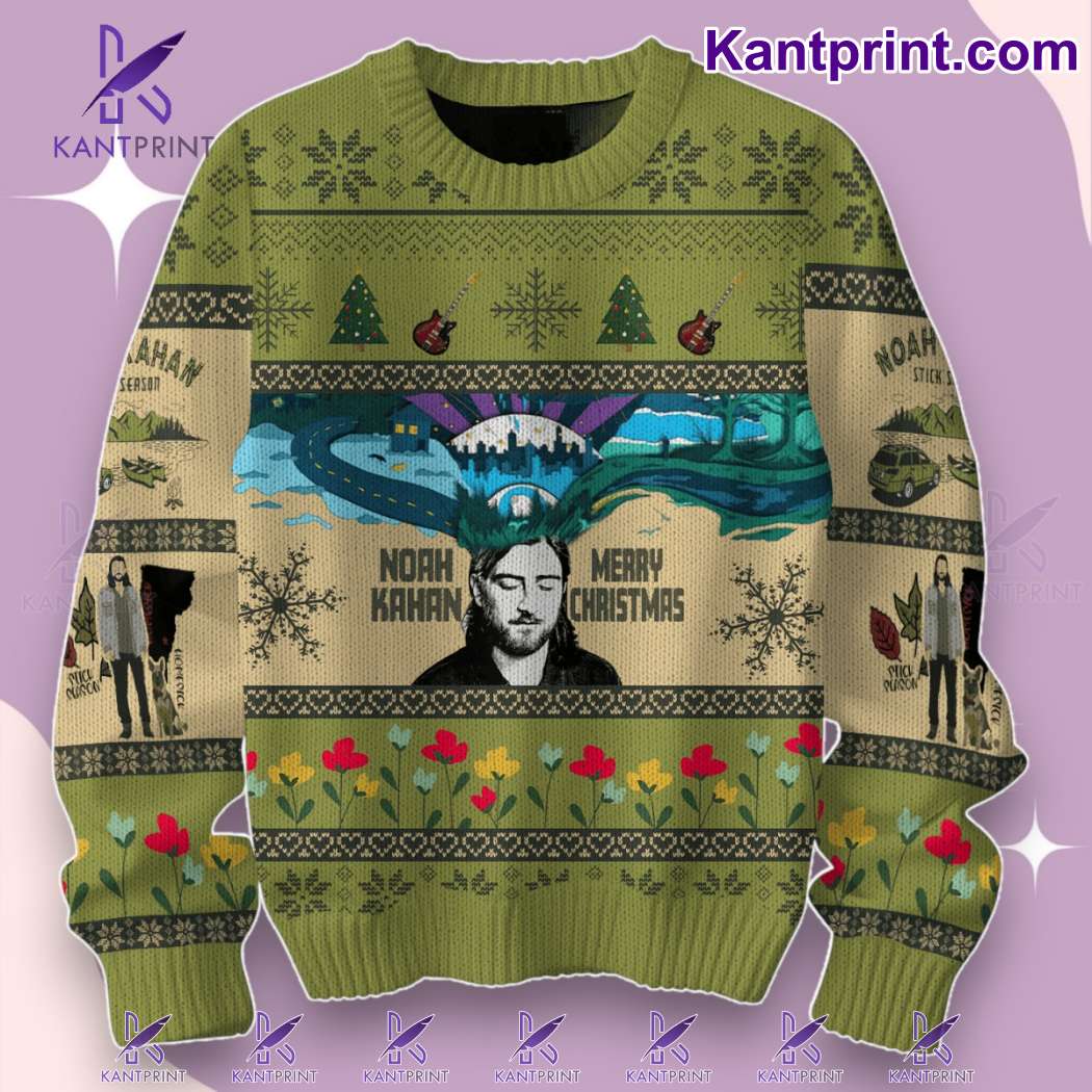 Noah Kahan Merry Christmas All Lights Turned Off Can Be Turn On Sweater-a oFn5N74