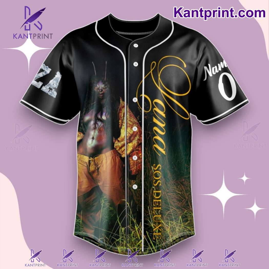 Sza Lana Sos Deluxe Personalized Baseball Jersey-a vuRHUdQ