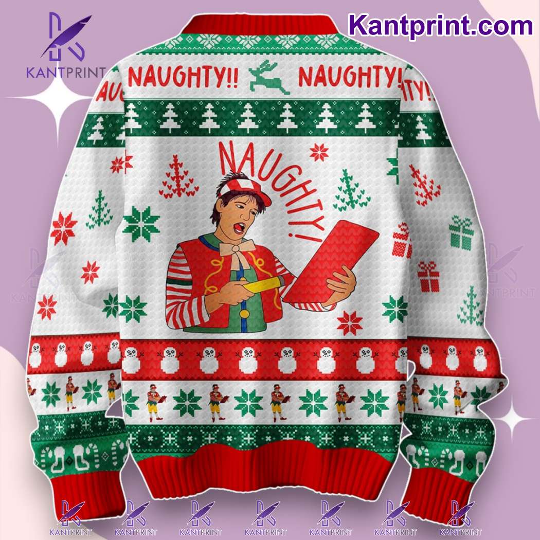 Tally The Elf What's Your Name Naughty Ugly Christmas Sweater-b y3kvE0D