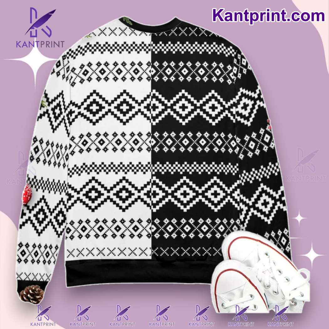 Terrifier Sleigh Them Ugly Christmas Sweater-c OnqdzFW