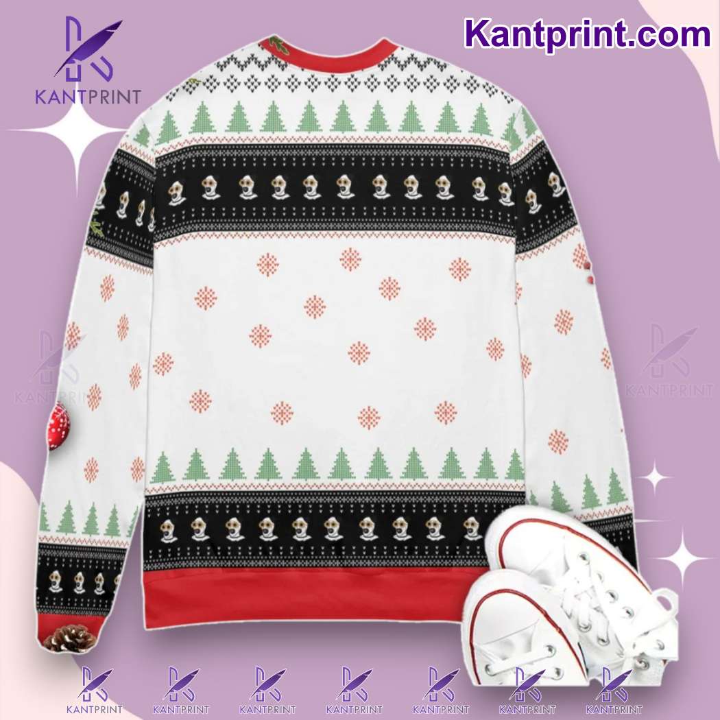 Terrifier This Is The Most Terrifying Time Of The Year Ugly Christmas Sweater-c VykeNjW
