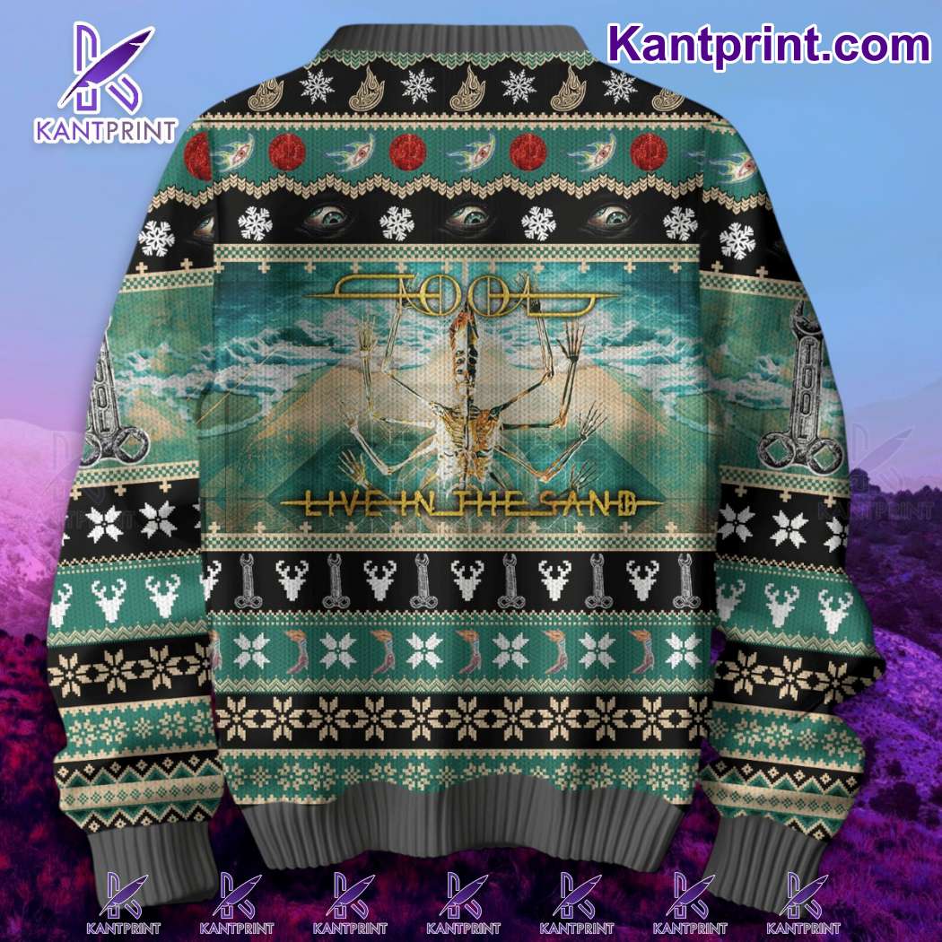 Tool Live In The Sand Christmas Jumper Sweater-b YmfAsga