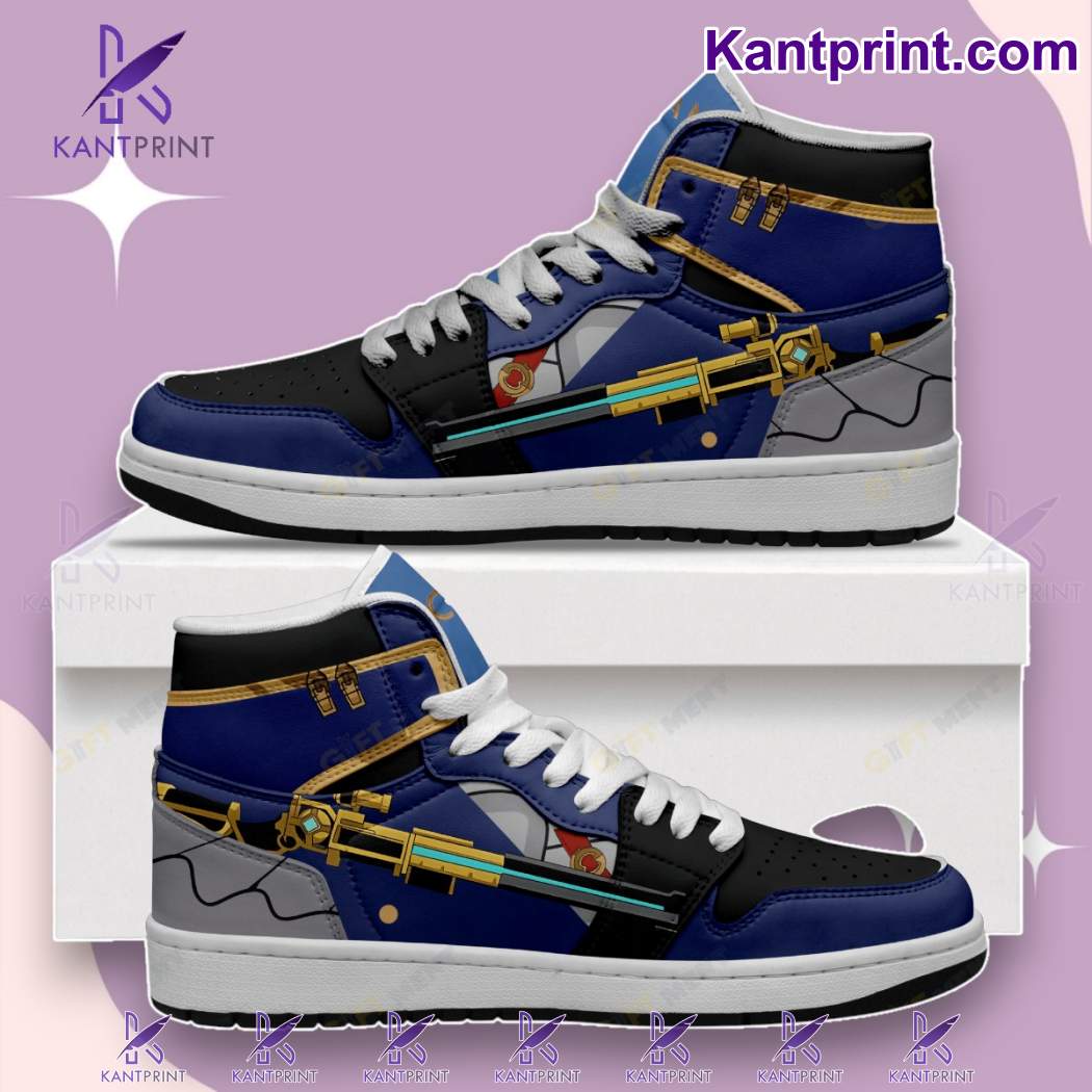 Arcane Caitlyn Air Jordan High Top Shoes OH91BDZ