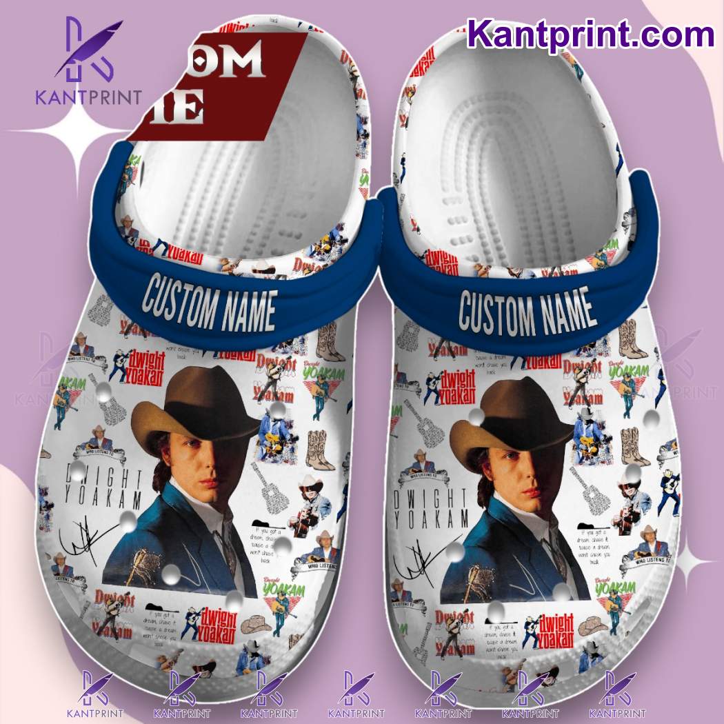 Dwight Yoakam Music Pattern Personalized Crocs z2gy5w7