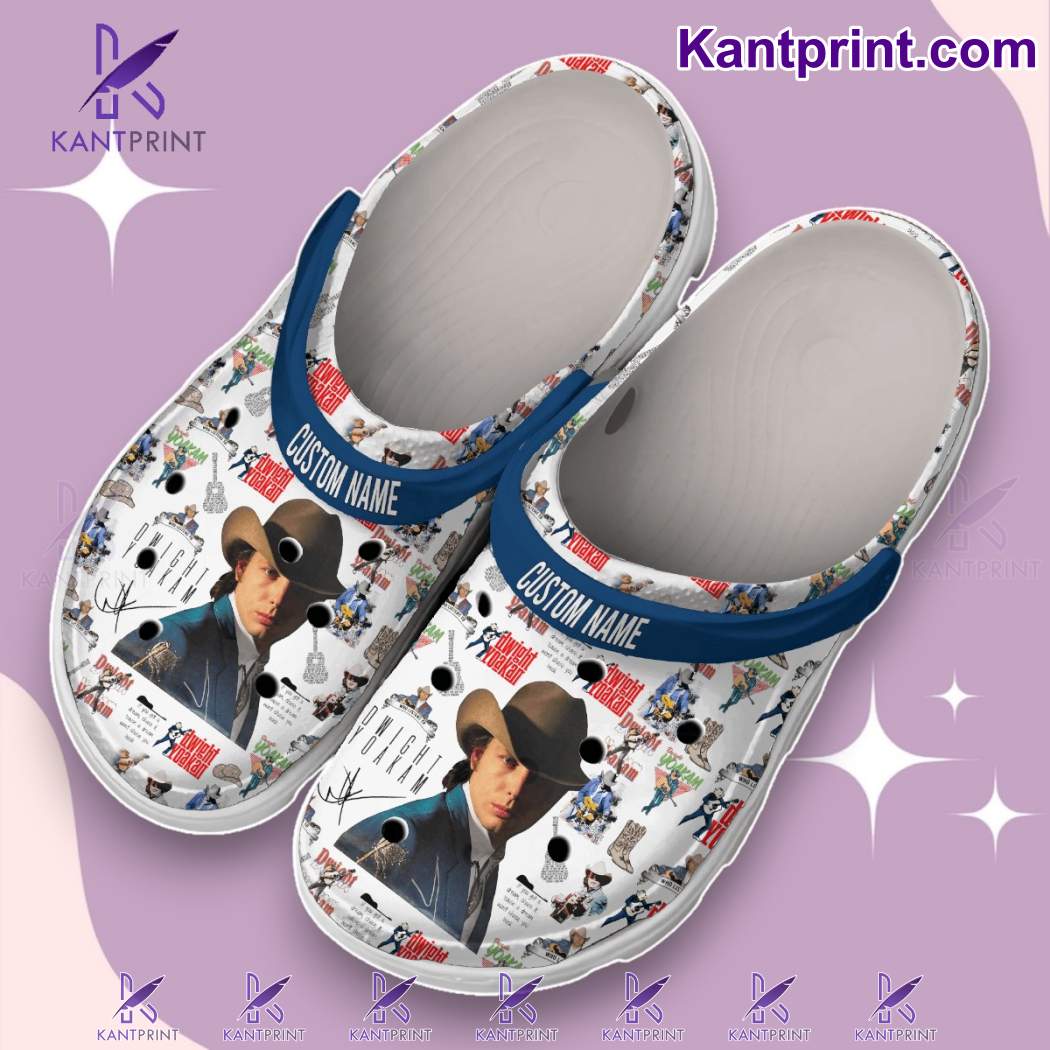 Dwight Yoakam Music Pattern Personalized Crocs-b nS0iCg2