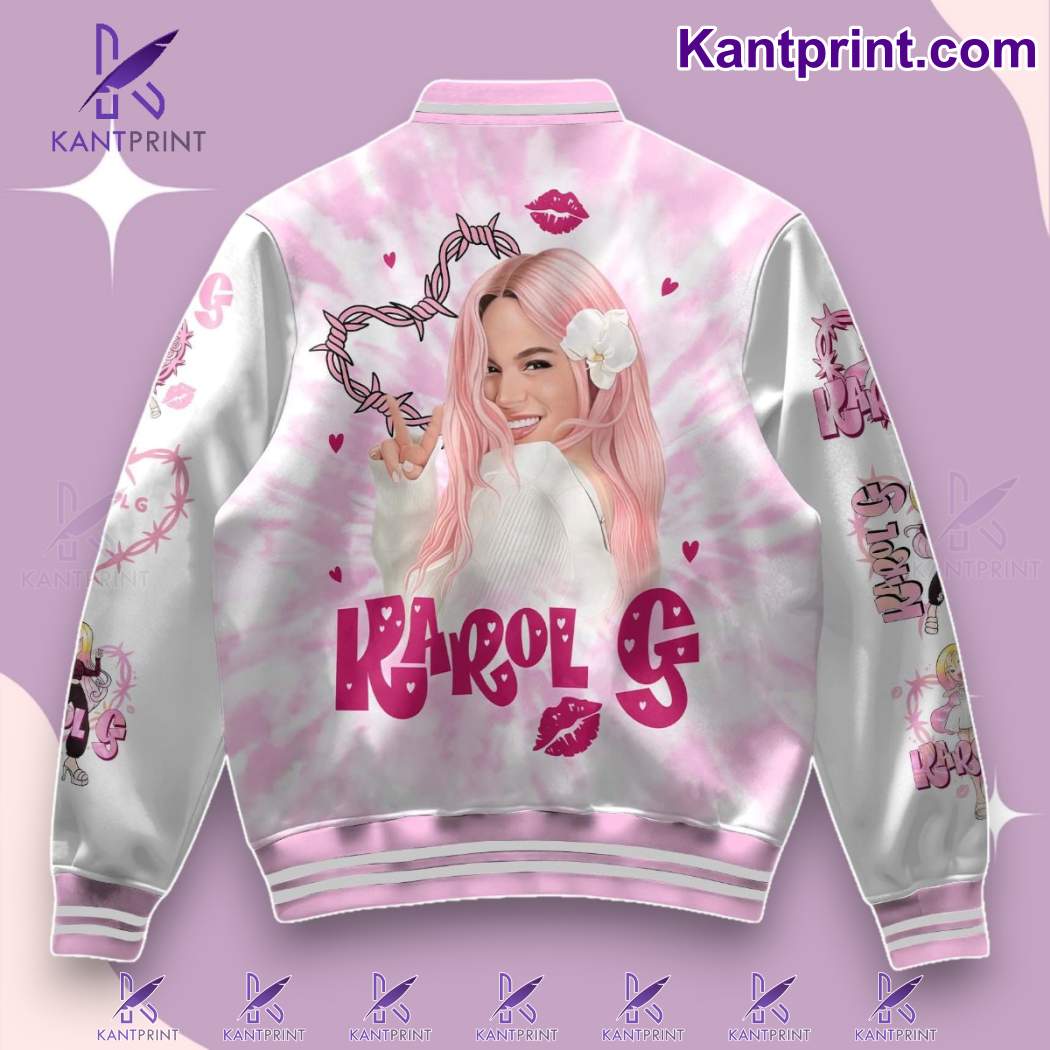 Karol G Bratz Tie Dye Baseball Jacket-a nhvoqex