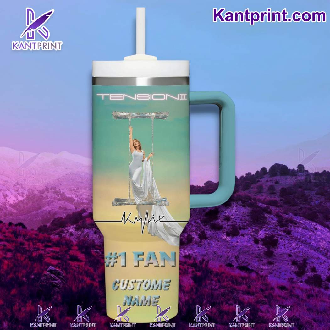 Kylie Minogue Tension Ii #1 Fan Personalized 40oz Tumbler With Handle-b dJLNISX