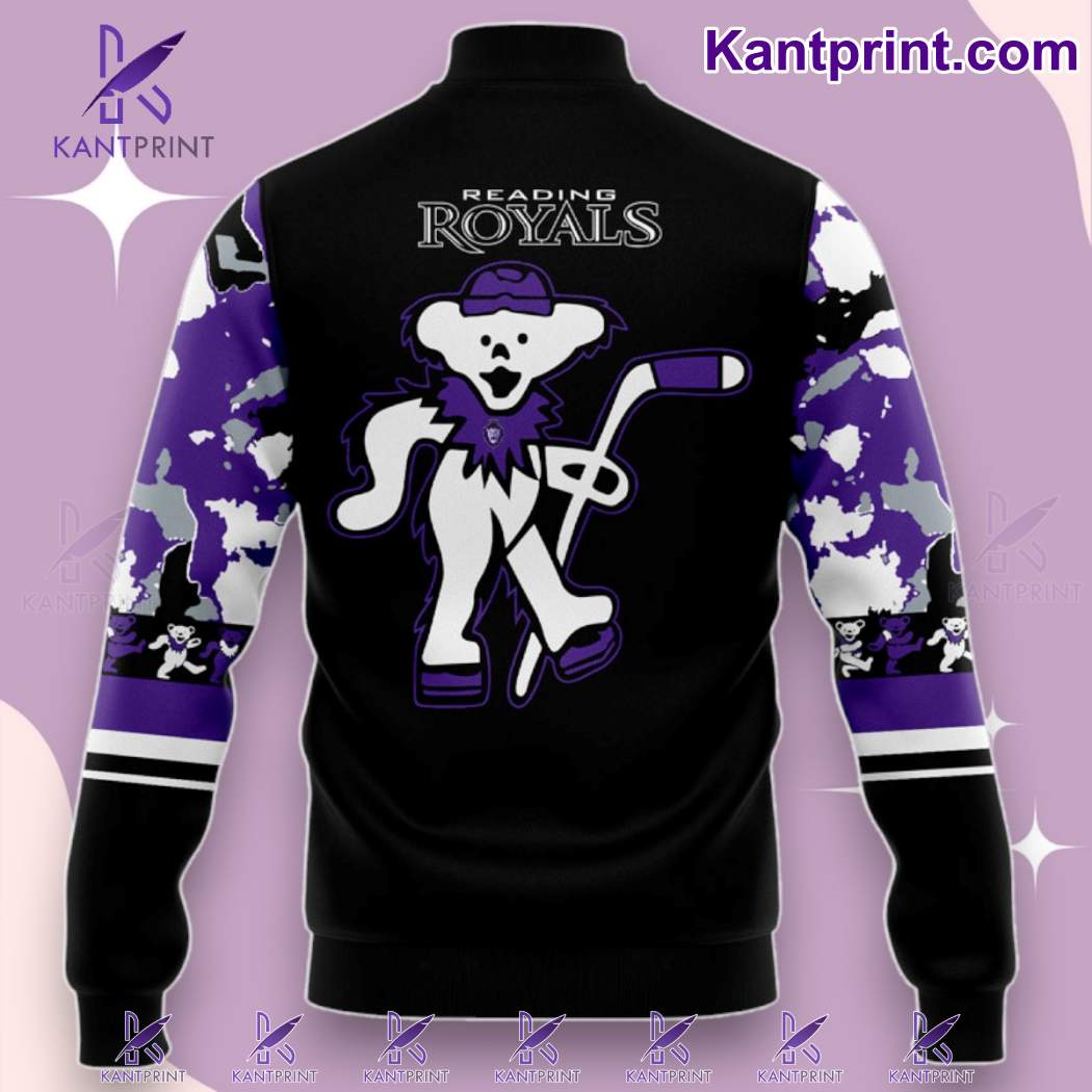 Reading Royals Grateful Dead Night Baseball Jacket-b O7g5G8Y