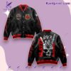 Slayer Raining Blood Skull Devil Hand Baseball Jacket xmHiYQb
