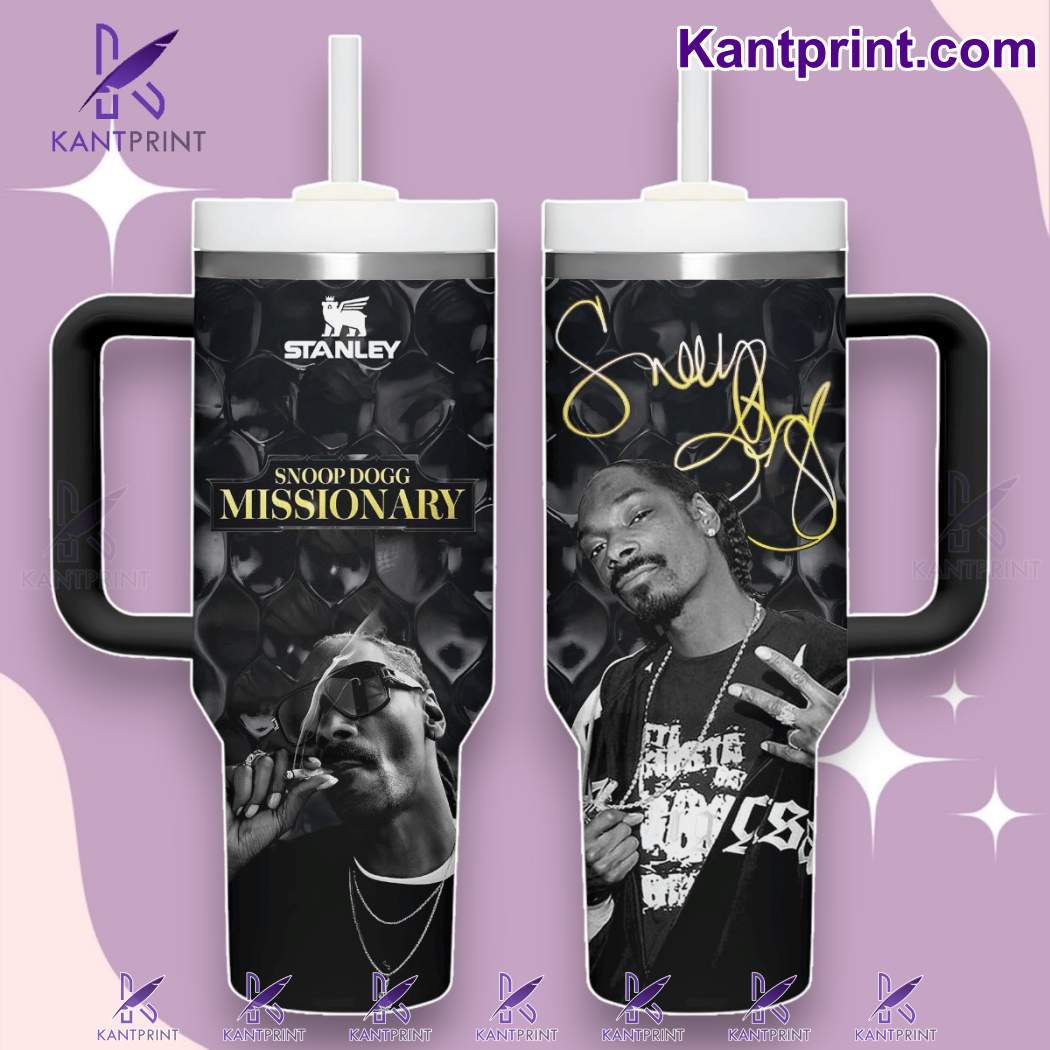 Snoop Dogg Missionary Signature 40oz Tumbler With Handle Xt2j85C