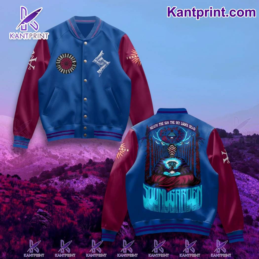 Soundgarden Neath The Sun The Sky Looks Dead Baseball Jacket zHX6n8D