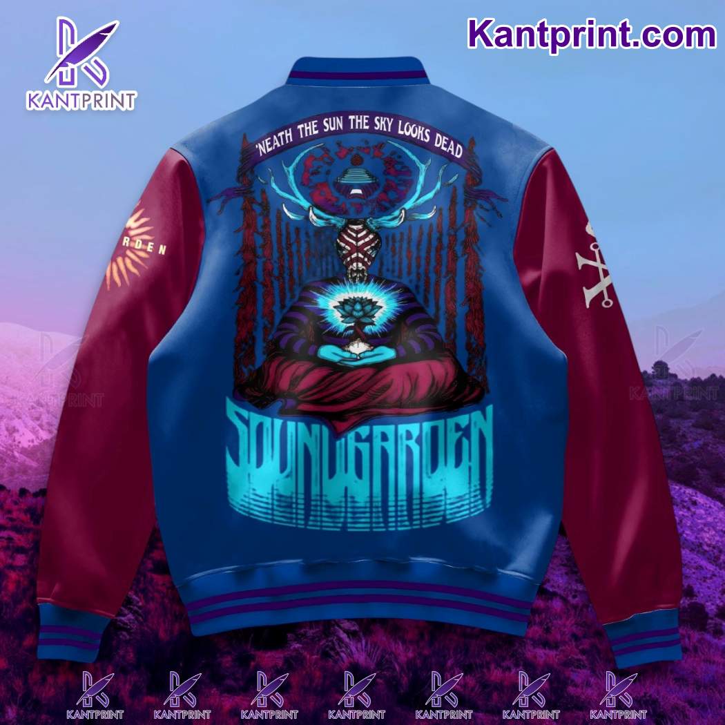 Soundgarden Neath The Sun The Sky Looks Dead Baseball Jacket-a eHn7FZj