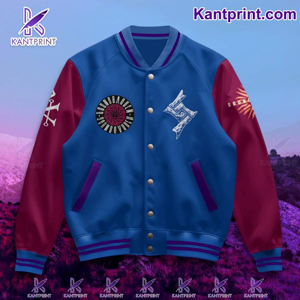 Soundgarden Neath The Sun The Sky Looks Dead Baseball Jacket-b 8mQ0MeB