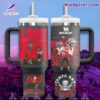 Tampa Bay Buccaneers Lock In The South NFC South Back To Back Champions 40oz Tumbler With Handle NicFtMA