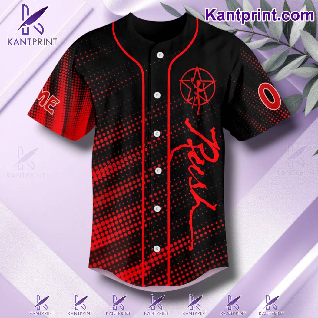 Rush Band 50th Anniversary Personalized Baseball Jersey-a xvXFD97