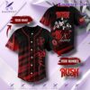 Rush Band 50th Anniversary Personalized Baseball Jersey fEjeNsK
