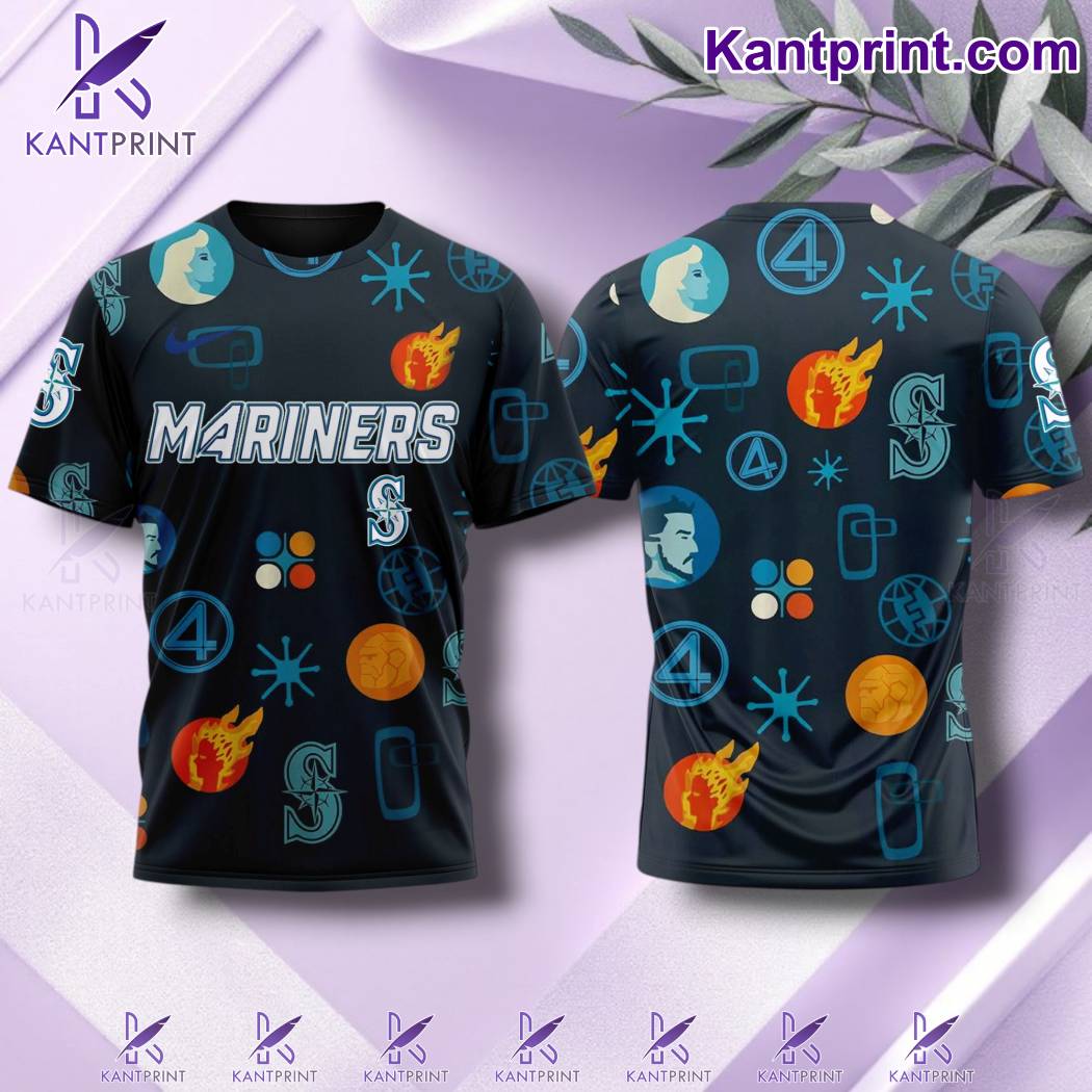 Seattle Mariners X Fantastic Four First Step Shirt iKDgxrq