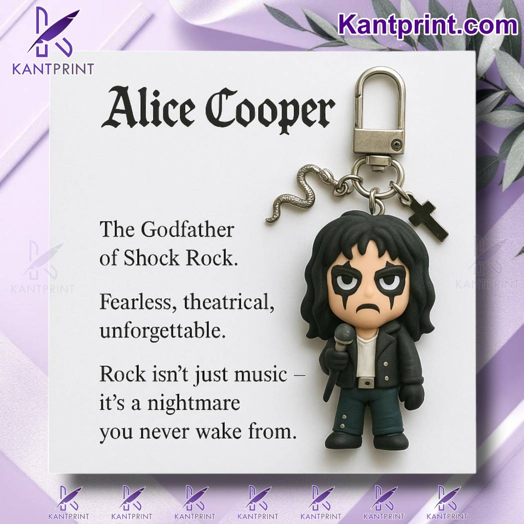 Alice Cooper Commemorative Keychain G4DxWEQ