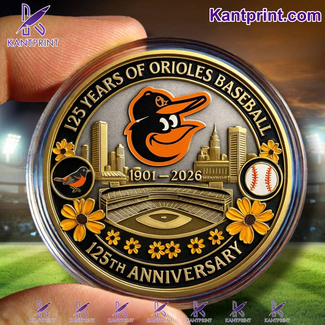 Baltimore Orioles 125th Anniversary 1901-2026 Commemorative Coin Pk4v1Sj