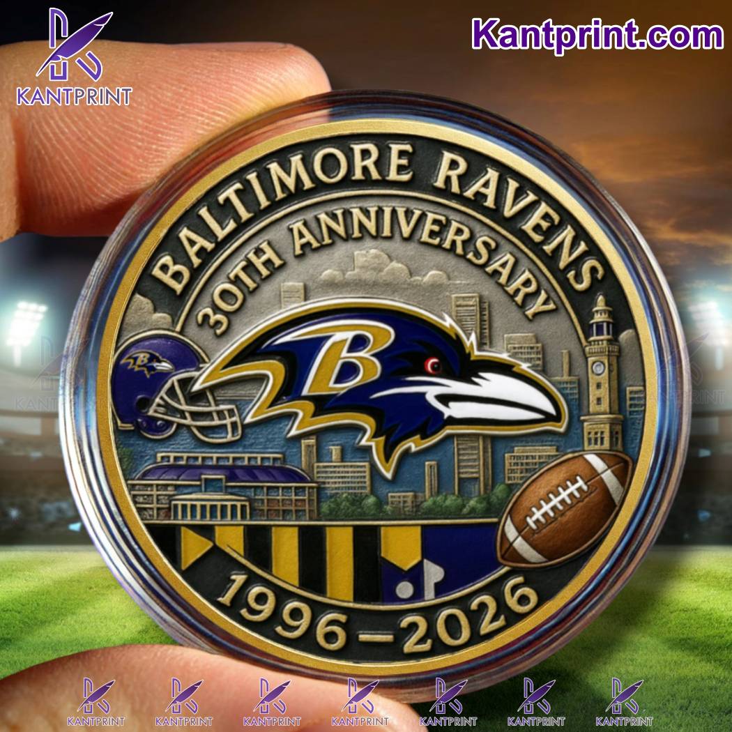 Baltimore Ravens 30th Anniversary 1996-2026 Commemorative Coin aMp3oEV
