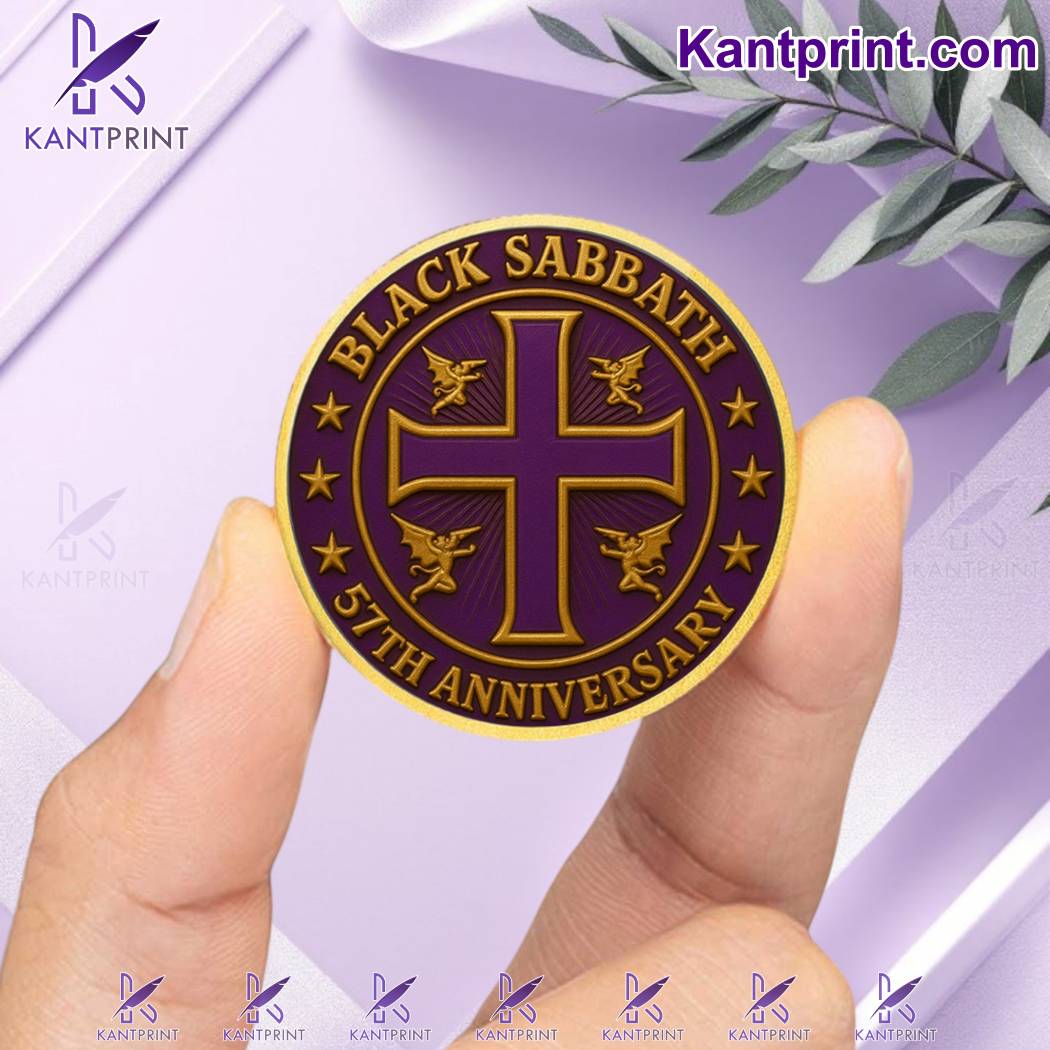 Black Sabbath 57th Anniversary 1968-2025 Commemorative Coin-c U7cXWZF
