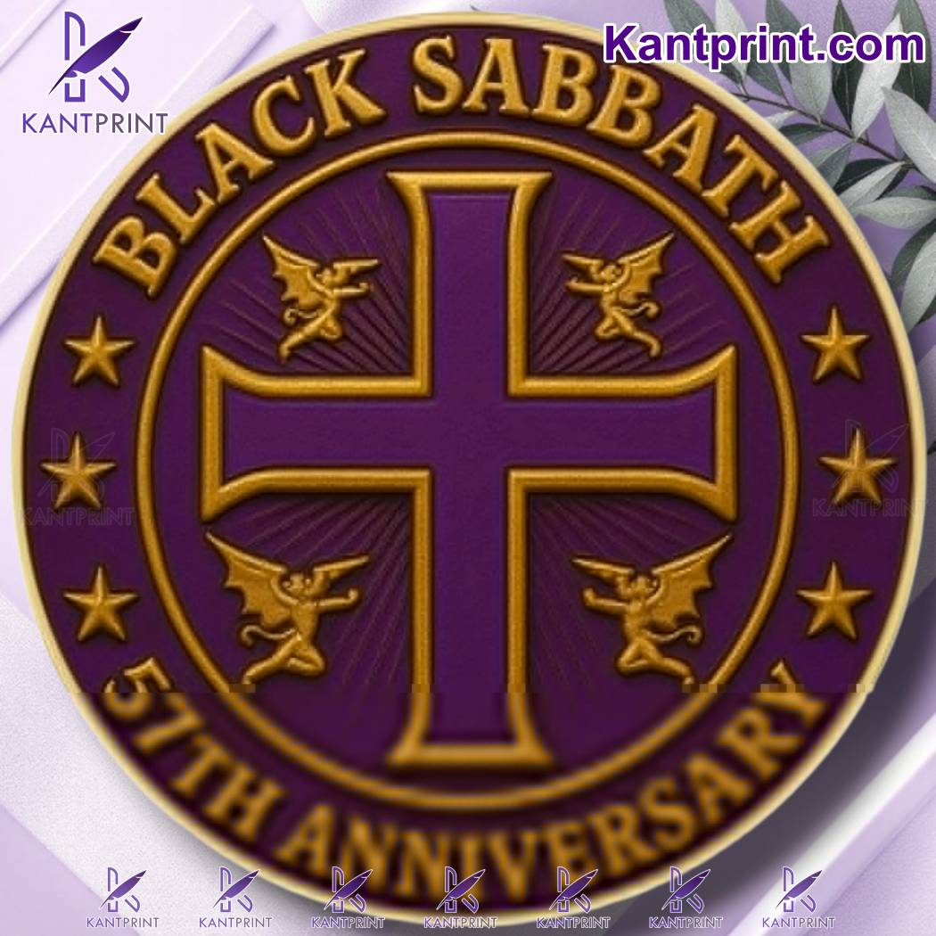 Black Sabbath 57th Anniversary 1968-2025 Commemorative Coin-x T15eycj