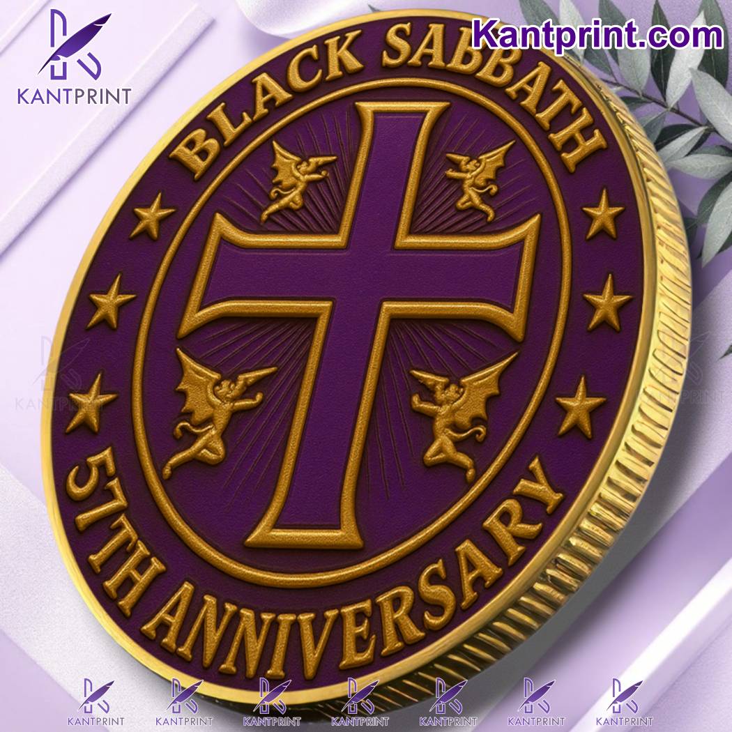 Black Sabbath 57th Anniversary 1968-2025 Commemorative Coin-y 4dQE6Gw