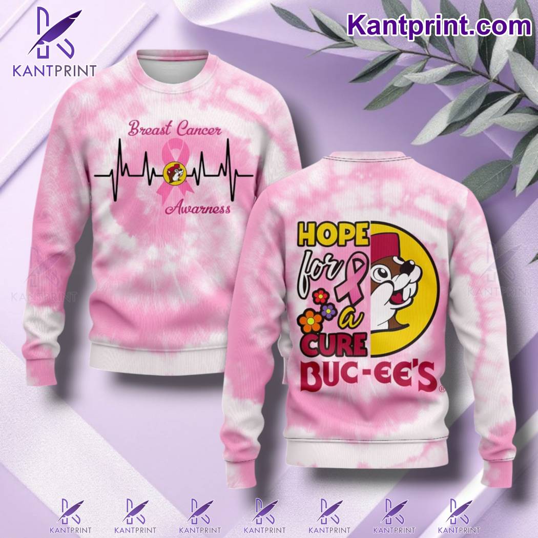 Buc-ee's Breast Cancer Awareness Hope For A Cure T-Shirt, Hoodie-c xvuFoO1