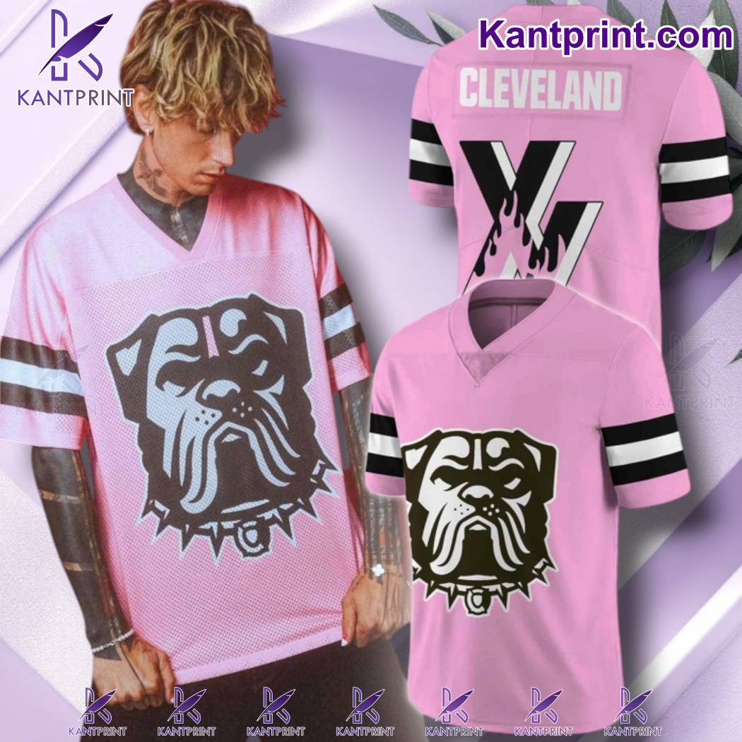 Cleveland Browns X MGK Football Jersey LNmnzOt