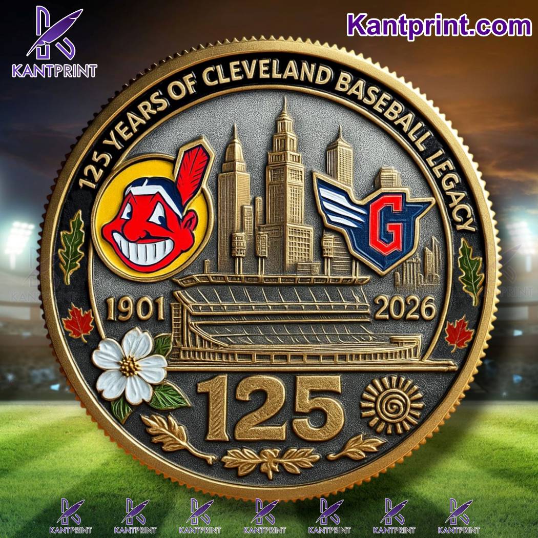 Cleveland Guardians 125th Anniversary 1901-2026 Commemorative Coin zA3JnG0