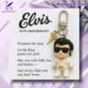 Elvis 90th Anniversary Commemorative Keychain qh79tjw