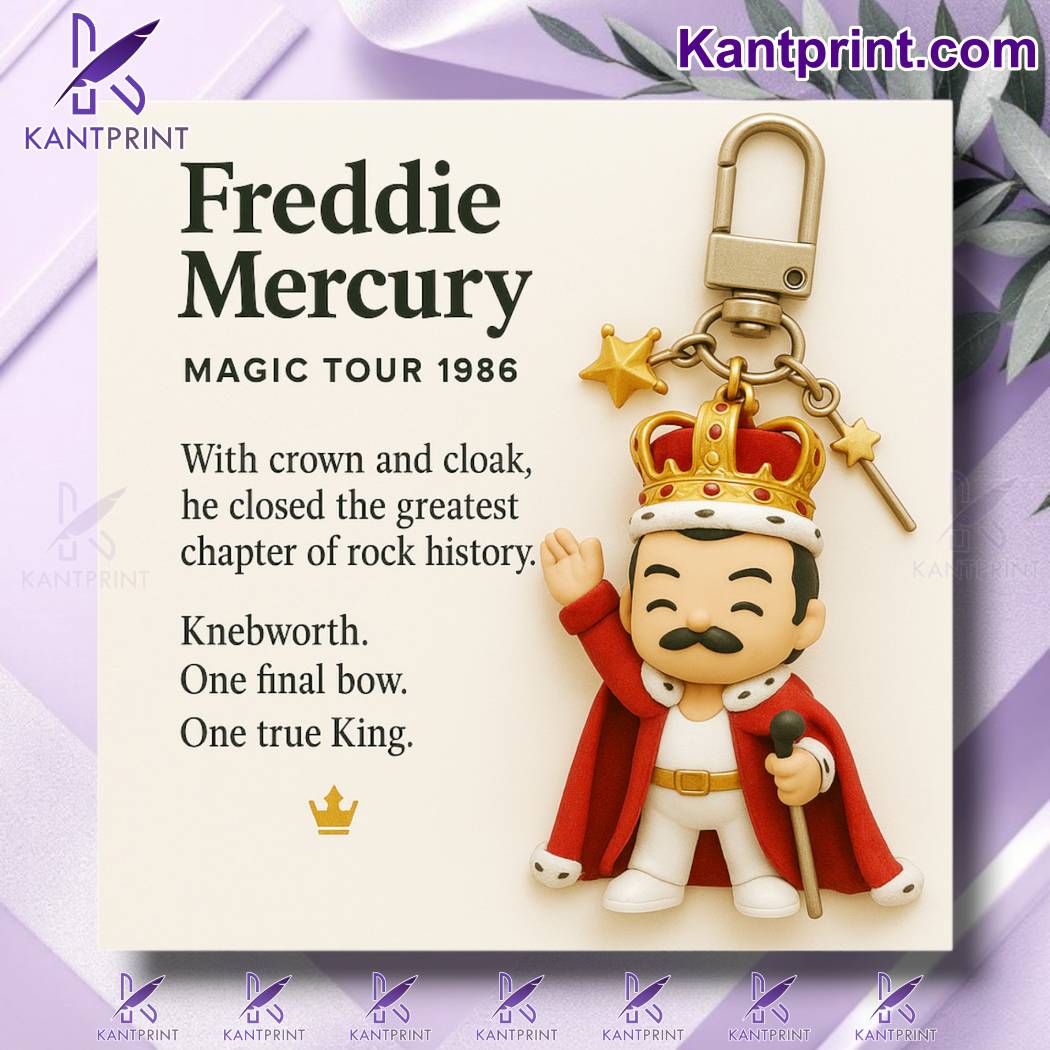 Freddie Mercury Commemorative Keychain-a 5fj70EA