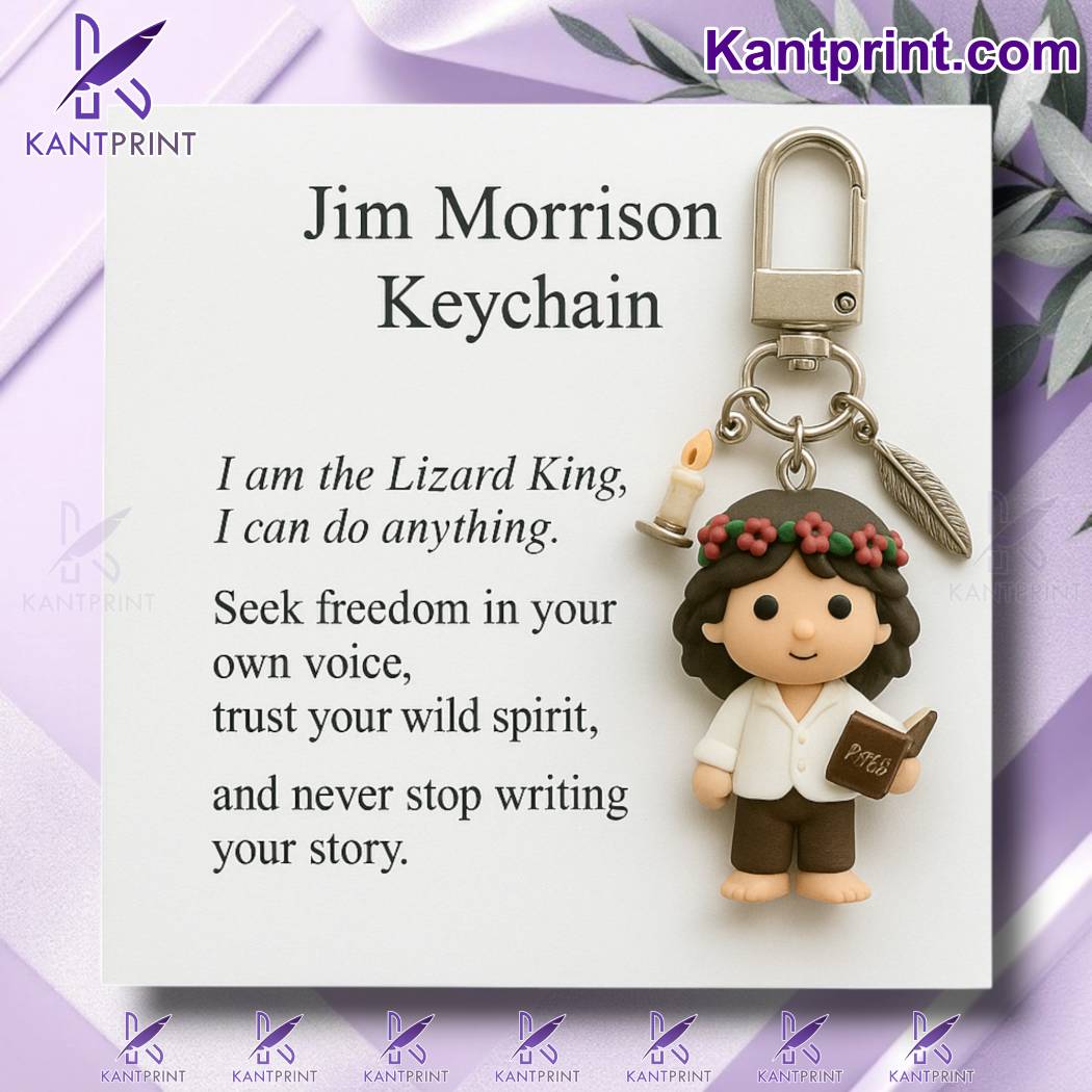 Jim Morrison Commemorative Keychain-a eTZFrkq