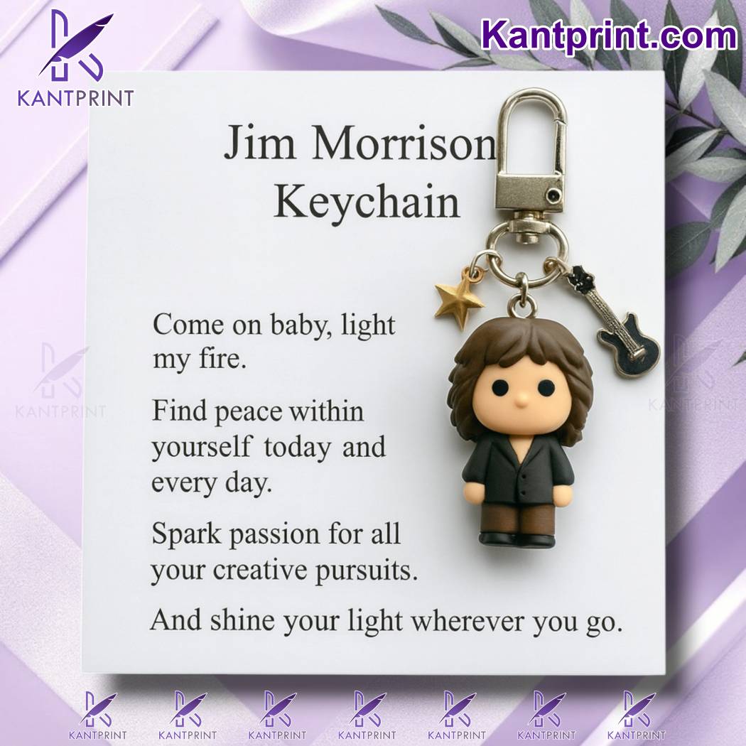 Jim Morrison Commemorative Keychain KntW7fd