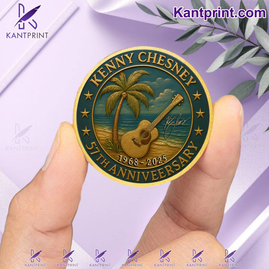 Kenny Chesney 57th Anniversary 1968-2025 Commemorative Coin vBeJzL4