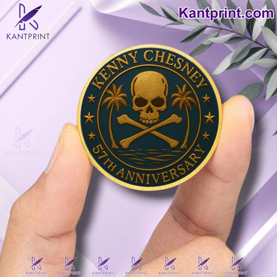 Kenny Chesney 57th Anniversary 1968-2025 Commemorative Coin-x YHyc8Ib