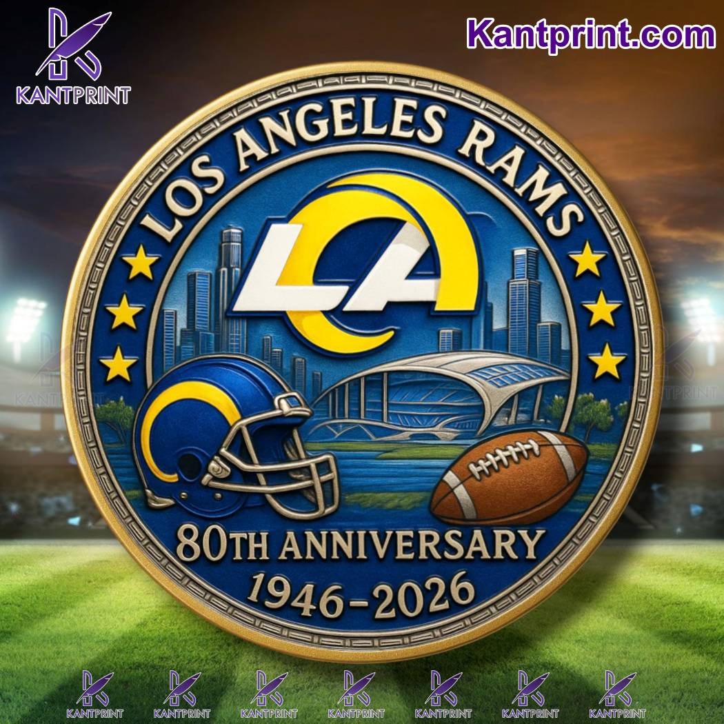 Los Angeles Rams 80th Anniversary 1946-2026 Commemorative Coin-c IdLZW4Q