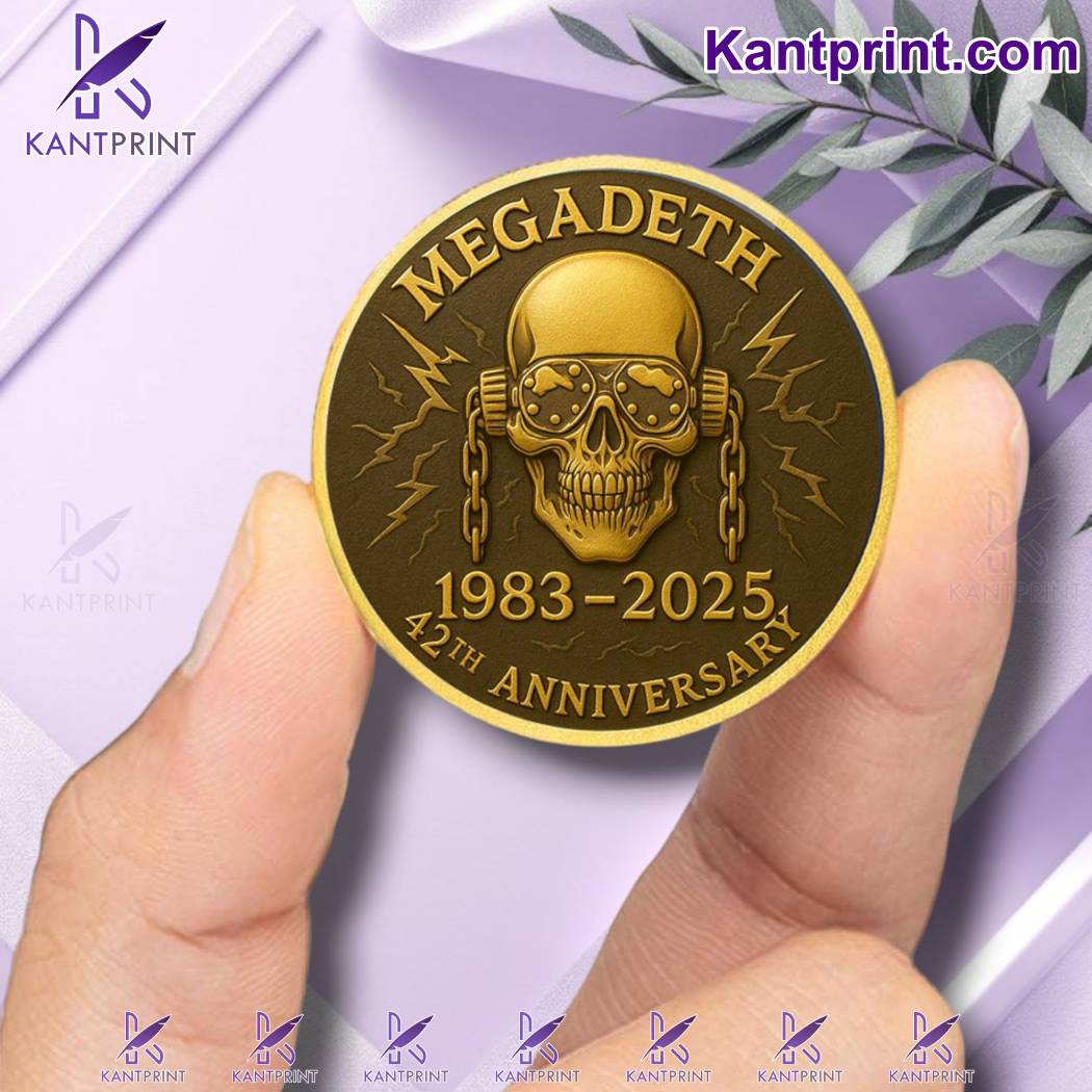 Megadeth 42nd Anniversary 1983-2025 Commemorative Coin luTcH6O