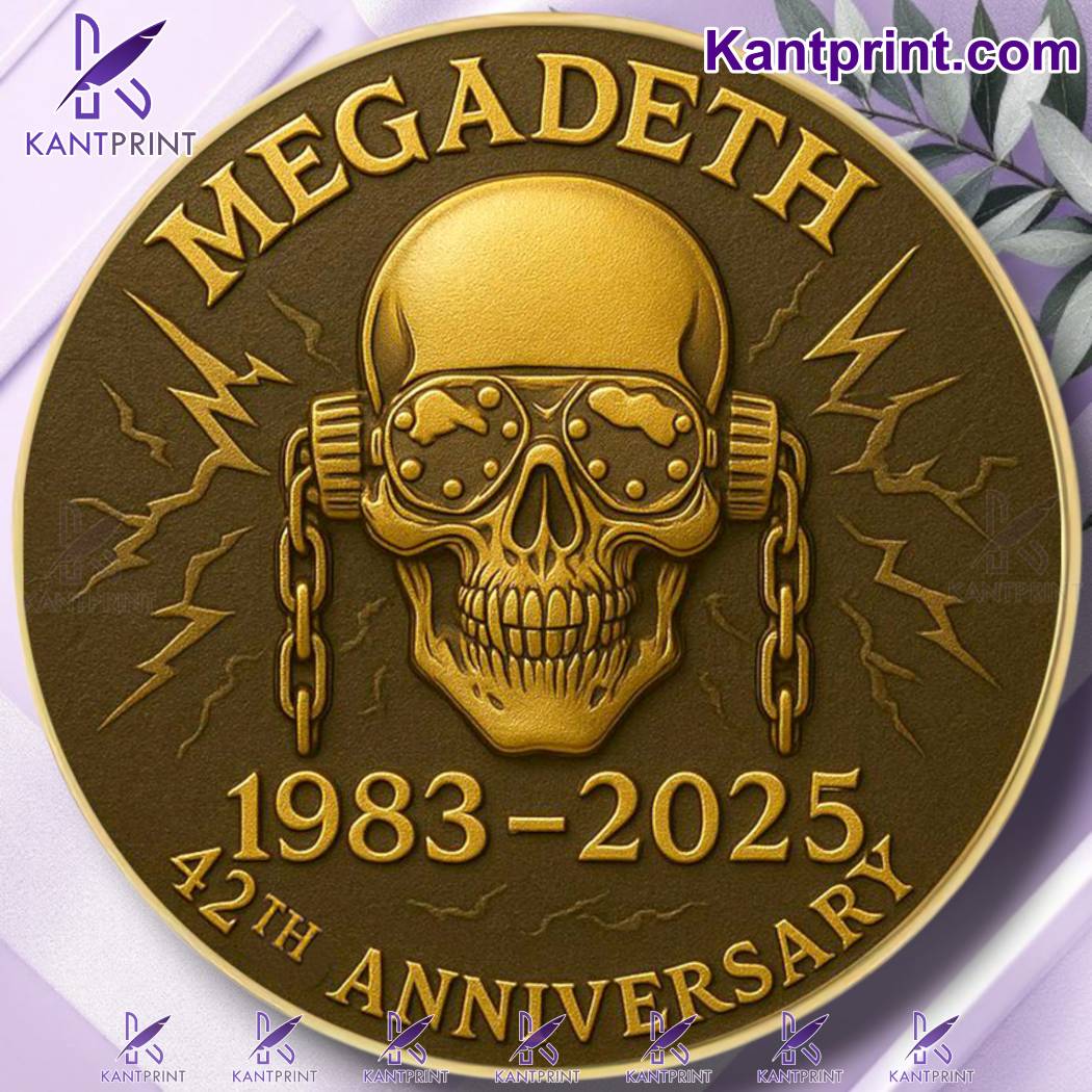Megadeth 42nd Anniversary 1983-2025 Commemorative Coin-a CfxQl3H