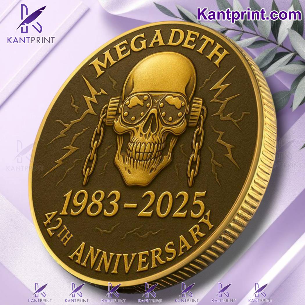 Megadeth 42nd Anniversary 1983-2025 Commemorative Coin-b gr1GAn4