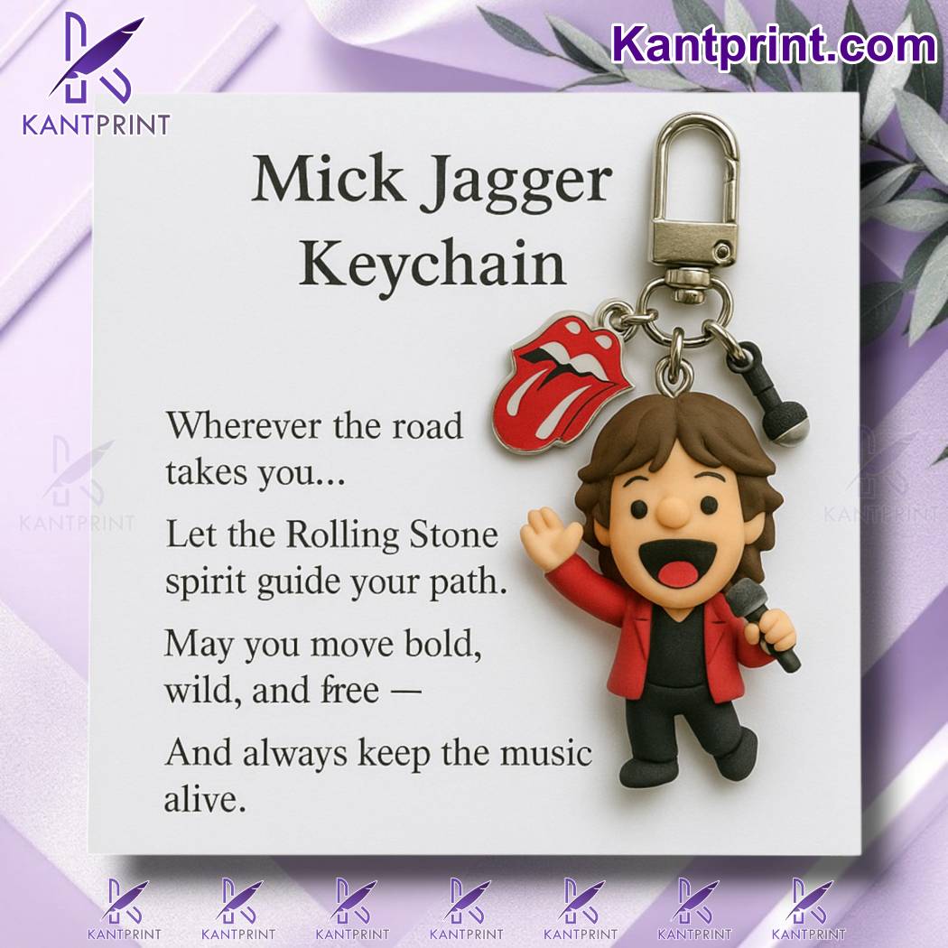 Mick Jagger Commemorative Keychain DfRQ2iM