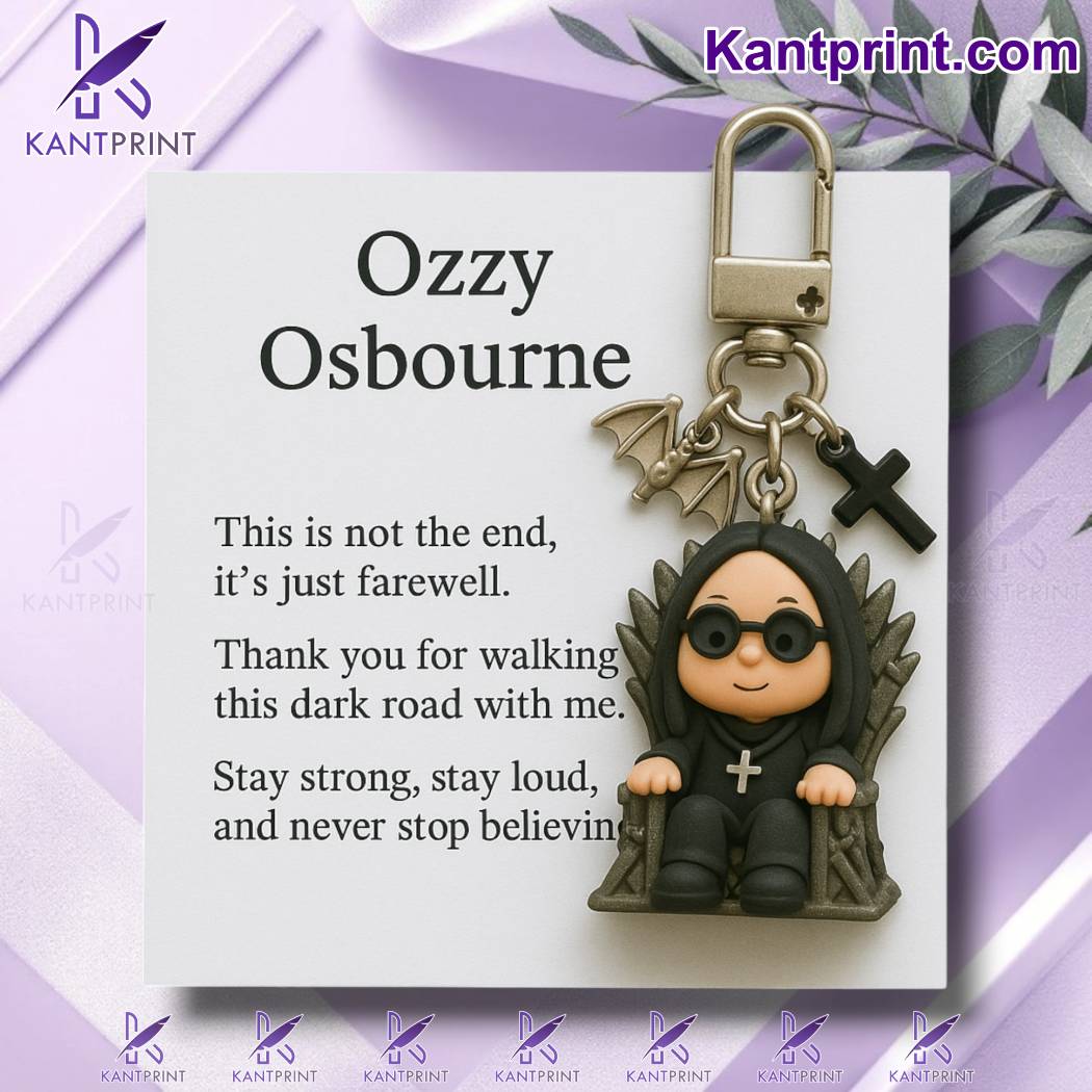 Ozzy Osbourne Commemorative Keychain 6GbwOzR
