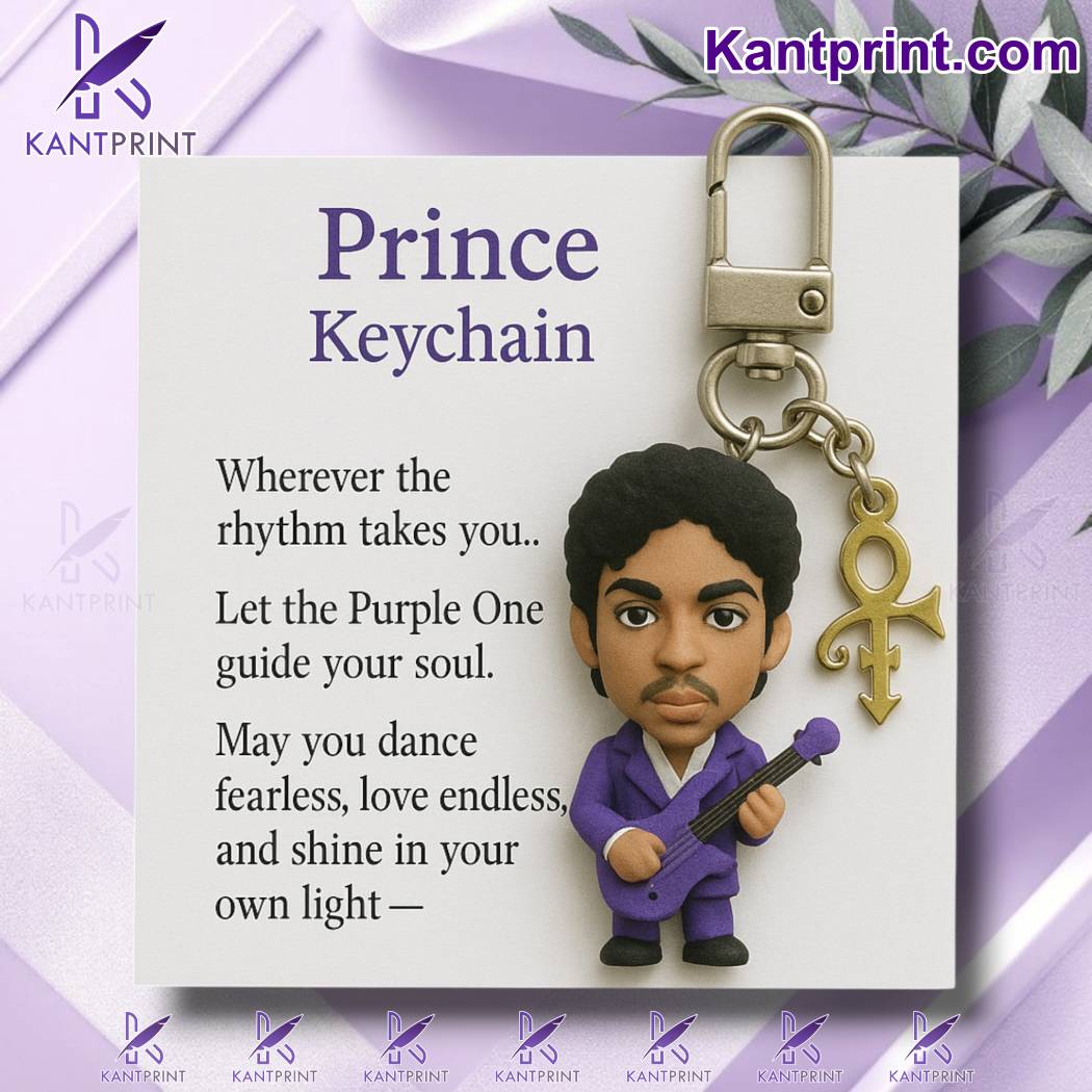 Prince Commemorative Keychain oQdEjgX